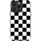 Black and White Checkered iPhone 15 Pro Impact Case